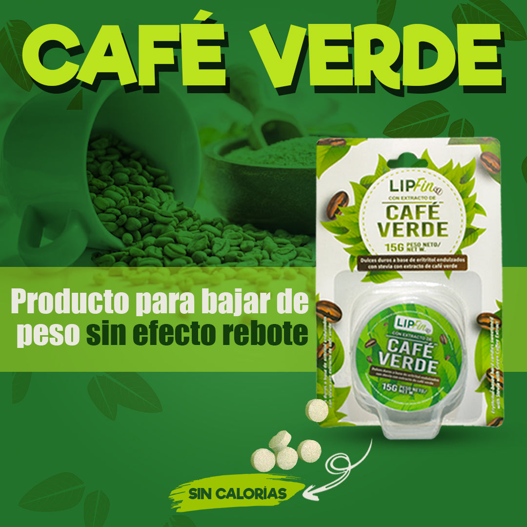 🍃CAFE VERDE MASTICABLE - QUEMADOR DE KILOS 100% NATURAL🍃