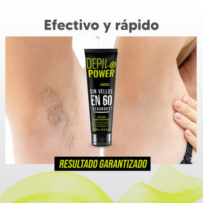 ⭐DEPILPOWER DEPILACION EN 1 MINUTO SI IRRITACIÓN Y SIN CUCHILLAS.⭐