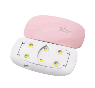 MINI LAMPARA SECADO UÑAS UV + LED