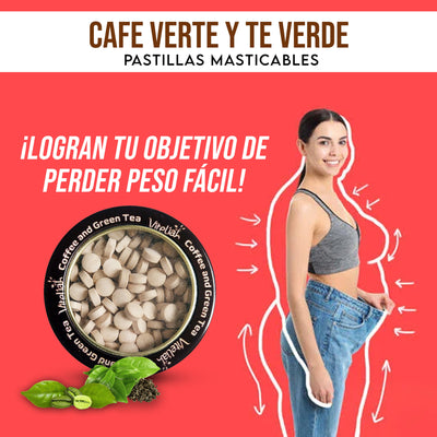 🍃CAFÉ VERDE Y TÉ VERDE TODO EL PODER LIPOREDUCTOR🍃